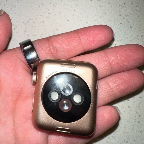Apple Smartwatch Case in Rose Gold and Black - Picture 2 of 5